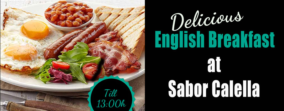 Taste of Britain: English Breakfast now at Sabor Calella Pizzeria